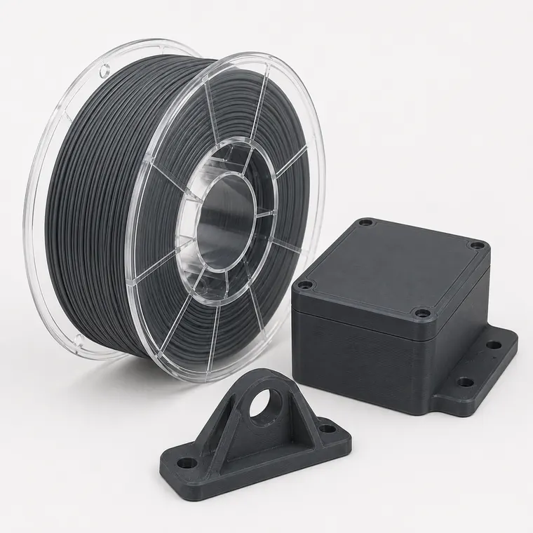 Bobine ABS et boîtier technique imprimé en 3D