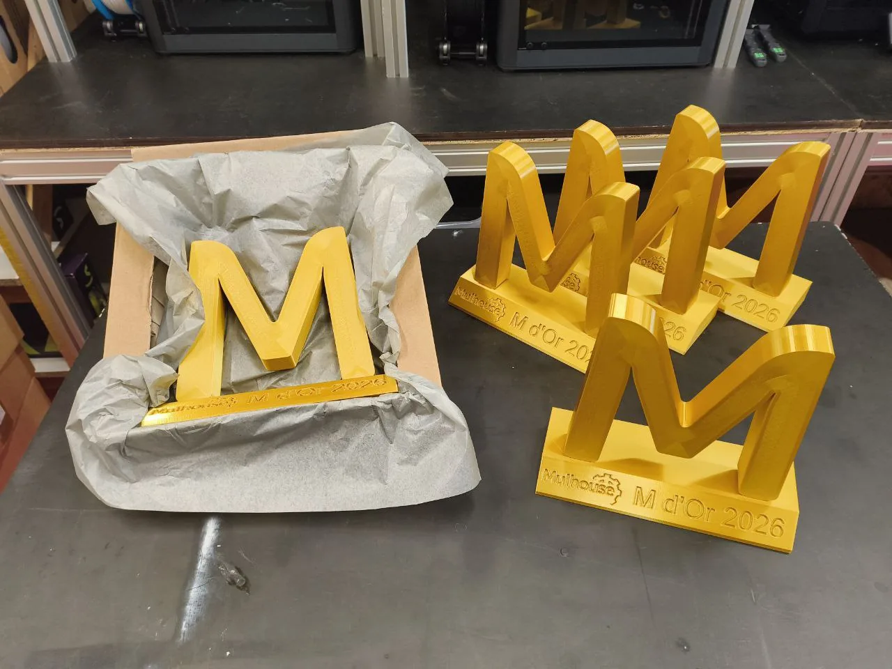 Trophées 3D sur-mesure pour le M d'Or — photo 4